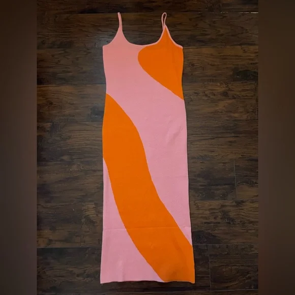 Dresses | Color Block Knit Dress | Poshmark